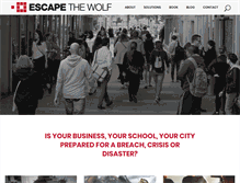 Tablet Screenshot of escapethewolf.com